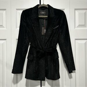 Peserico Black Women's Blazer in Size 40